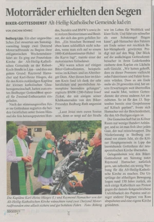 Motorrad-Gottesdienst