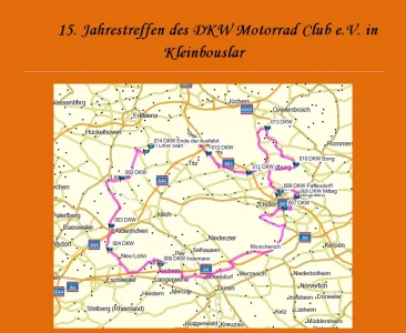 15. Jahrestreffen des DKW MC in Kleinbouslar