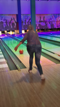 Bikerfreunde am Ball