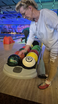 Bikerfreunde am Ball