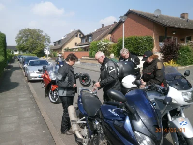 Tour am 1. Mai nach Dom Esch zur Oldtimer Motorrad Rallye