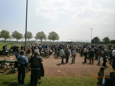 Tour am 1. Mai nach Dom Esch zur Oldtimer Motorrad Rallye