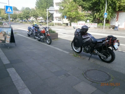 Tour am 1. Mai nach Dom Esch zur Oldtimer Motorrad Rallye