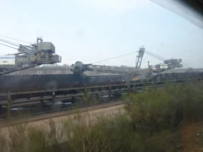 Sambafahrt durch das RWE Gelände