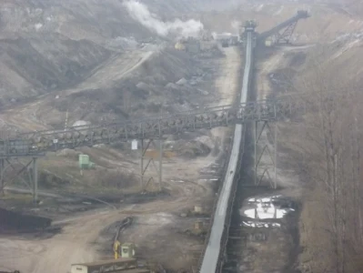 Sambafahrt durch das RWE Gelände