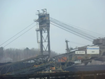 Sambafahrt durch das RWE Gelände