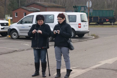 Sambafahrt durch das RWE Gelände