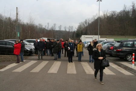 Sambafahrt durch das RWE Gelände