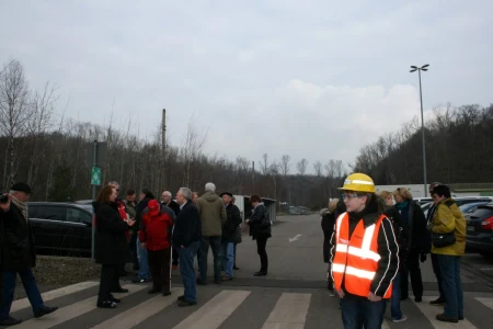 Sambafahrt durch das RWE Gelände