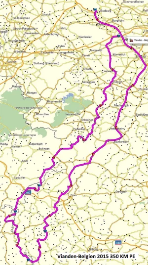 Lux. Vianden-Belgien-Tour