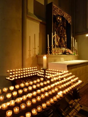 Motorradkorso zum Altenberger  Dom