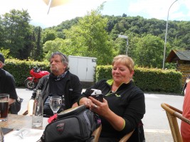 Kaffee trinken auf Burg Satzvey