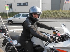 Gemütlich und sicher. Die kleine Tour zum Bikertreff "Bikers Rast,,