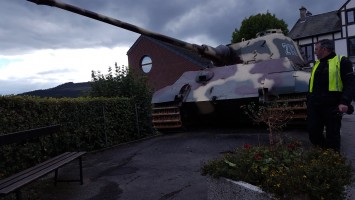 Auf den Spuren des Königstiger Panzerkampfwagen VI Tiger II in Belgien La Gleize