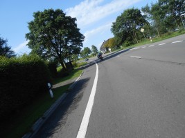 Frühstück im Bikers Rast