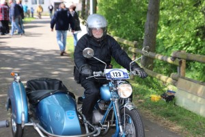 Fahrt zur Motorrad Veteranen Rallye in Dom Esch