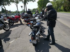 Fahrt zur Motorrad Veteranen Rallye in Dom Esch