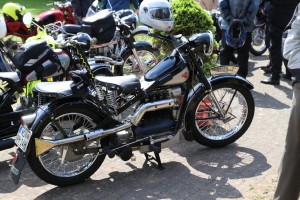 Fahrt zur Motorrad Veteranen Rallye in Dom Esch